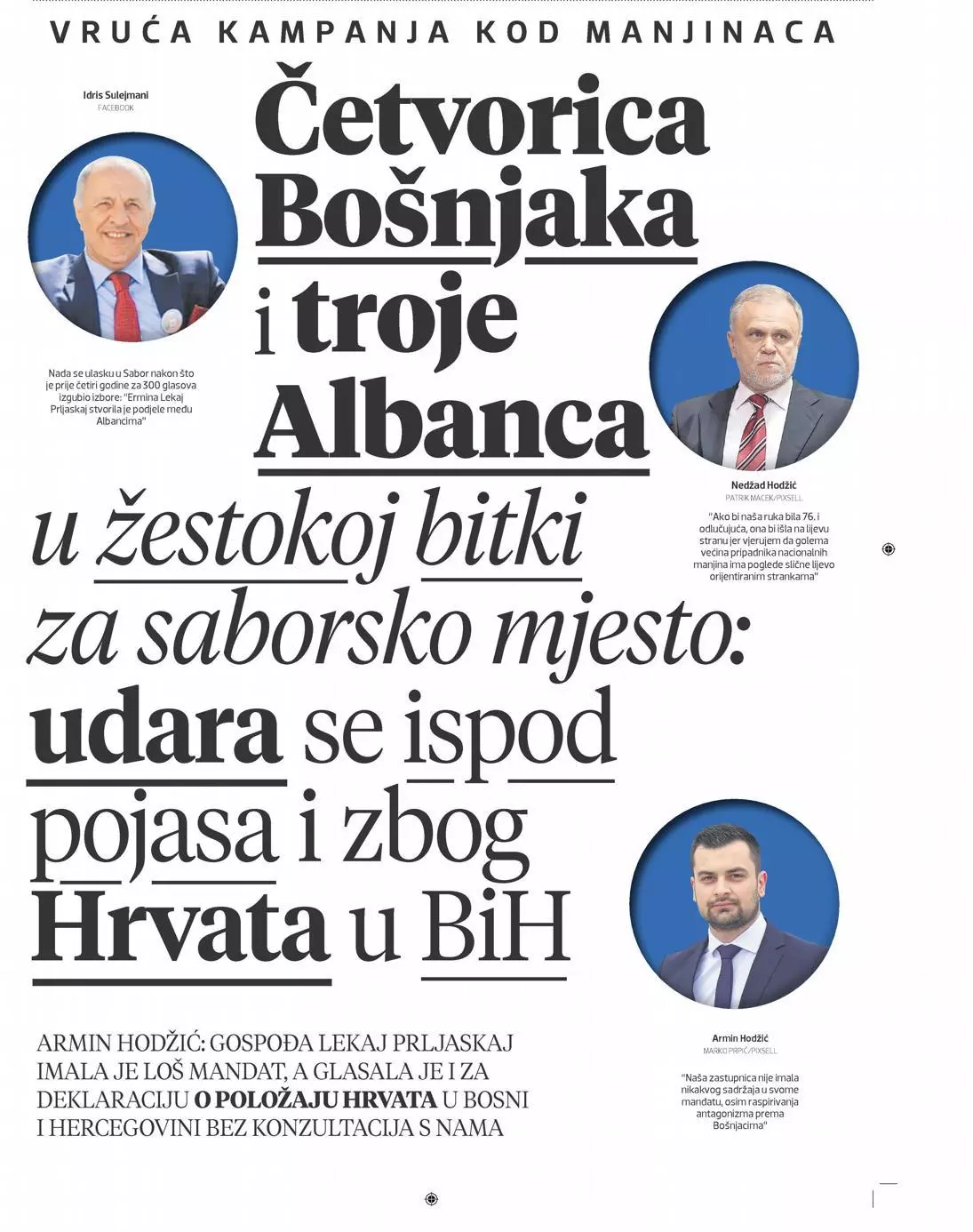 Četvorica Bošnjaka i troje Albanaca u žestokoj bitki za saborsko mjesto: udara se ispod i zbog Hrvata u BiH