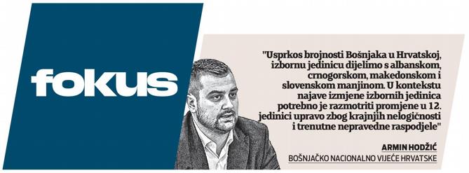 Bošnjaci trebaju imati svoju izbornu jedinicu u Republici Hrvatskoj