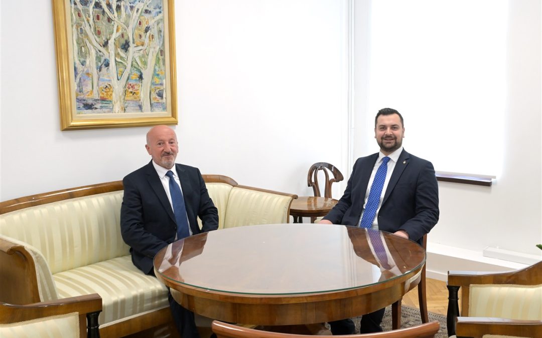 Zastupnik Armin Hodžić primio makedonskog veleposlanika Milaima Fetaija
