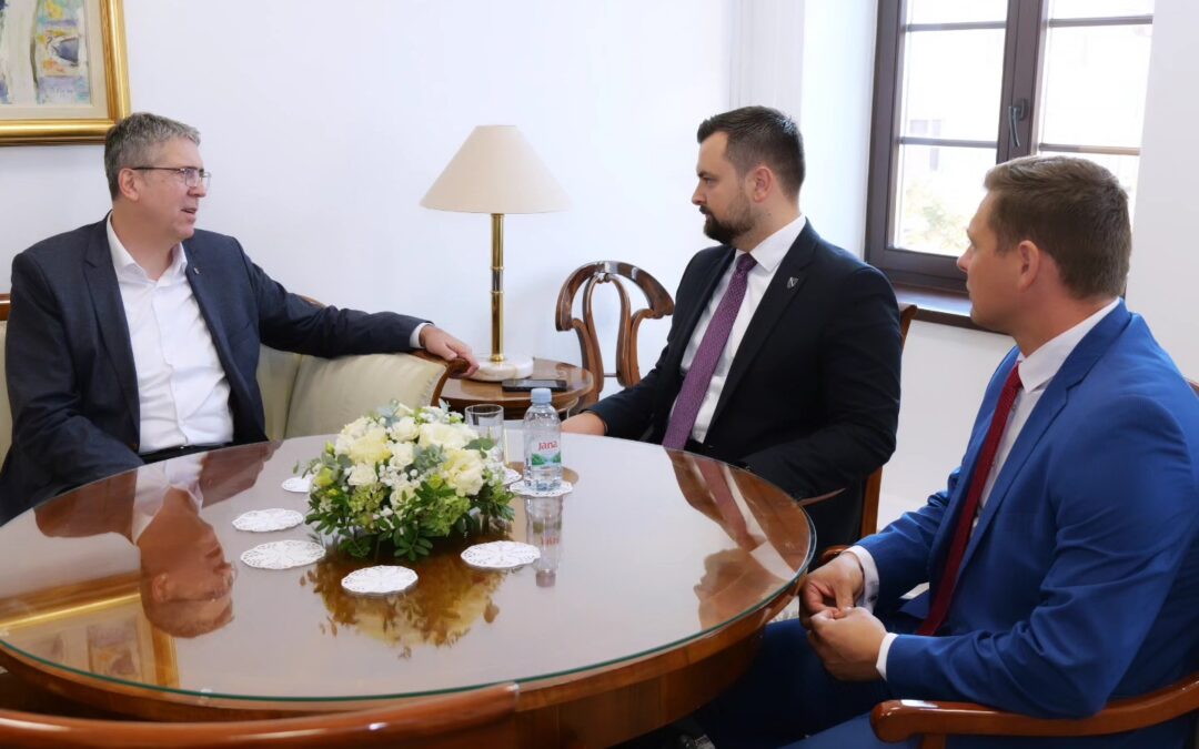 Hodžić primio novog gradonačelnika Sarajeva u Hrvatskom saboru