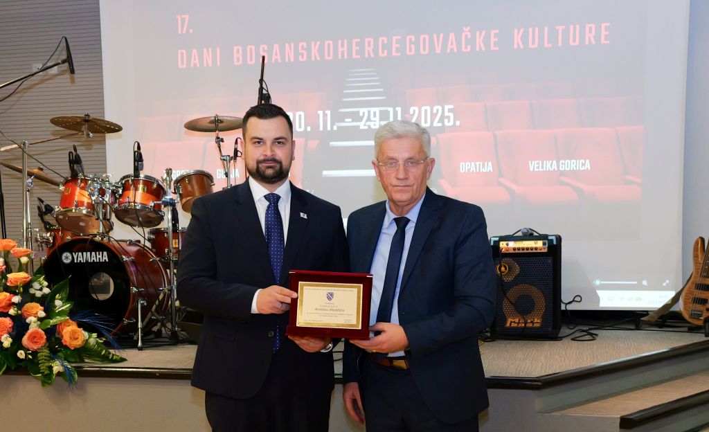 Armin Hodžić primio zahvalnicu za izuzetan doprinos Bošnjacima Labina