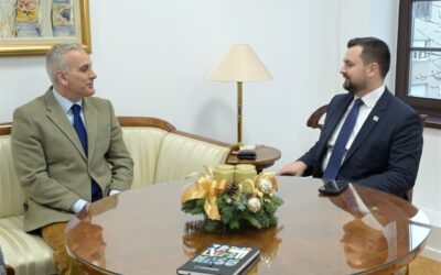 Prijem veleposlanika Crne Gore Dejana Vukovića u Saboru