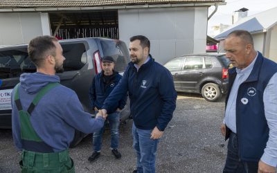 Hodžić u Vojniću obišao lokalna obiteljska poljoprivredna gospodarstva